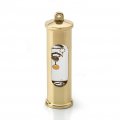 Galilei thermometer, brass lacquered Edition without bracket