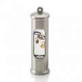 Galilei thermometer, stainless steel matt Edition without bracket